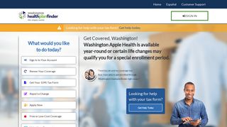 Washington Healthplanfinder: Home