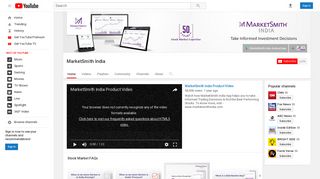MarketSmith India - YouTube