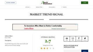 Market Trend Signal | Stock Gumshoe