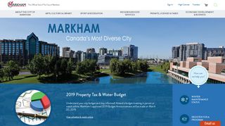 City of Markham - Sign In