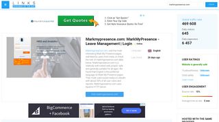 Visit Markmypresence.com - MarkMyPresence - Leave Management ...