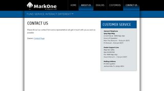 Contact Us | MarkOne Financial Services