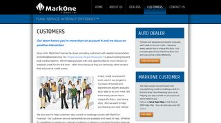 Customers | MarkOne Financial Services