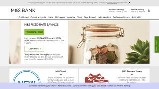 M&S Bank: Personal Banking, Insurance And Travel Services