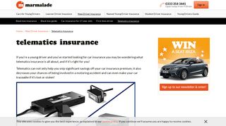Telematics Car Insurance for Young Drivers | Marmalade