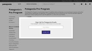 Pro Program - Patagonia