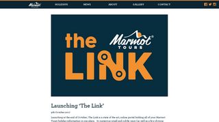 Launching 'The Link' - Marmot Tours