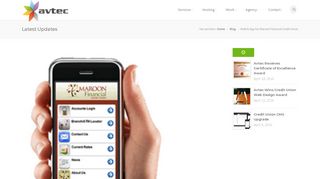 Mobile App for Maroon Financial Credit Union | Avtec Media Group