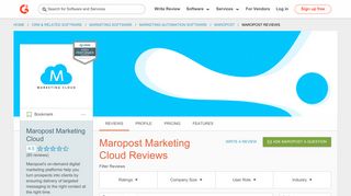 Maropost Marketing Cloud Reviews 2018 | G2 Crowd