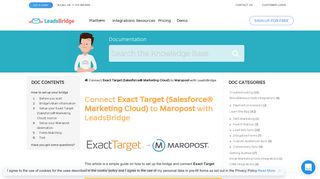 How to connect Exact Target (Salesforce® Marketing Cloud) to ...