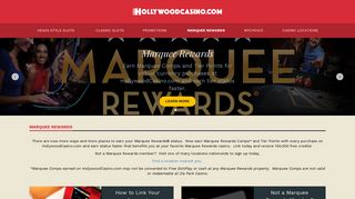 Change to: Earn Marquee Rewards Comps & Points | Hollywood Casino