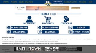 Ticket Hub - Marquette University Athletics