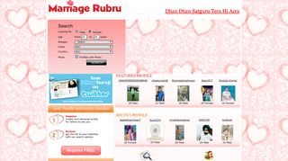 Marriage Rubru - Trusted Online Marriage Matrimonial Services ...