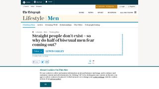 Straight people don't exist – so why do half of bisexual men fear ...