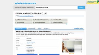 marriedaffair.co.uk at WI. Married Affair | Looking for an Affair | So is ...