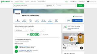 Marriott International Employee Benefits and Perks | Glassdoor