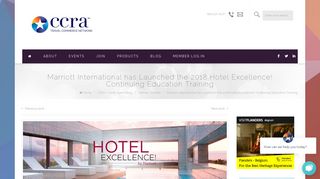 Marriott International has Launched the 2018 Hotel Excellence! - CCRA