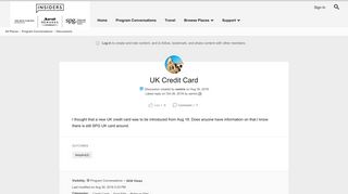 UK Credit Card | Marriott Rewards® Insiders
