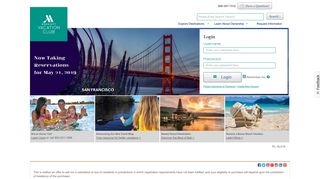 Marriott Vacation Club: Owners Login