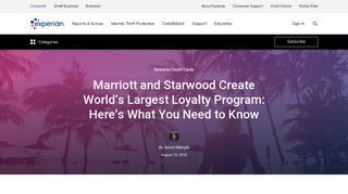 Marriott and Starwood's Loyalty Program: What You Need to Know ...
