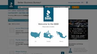 Dating Services near Westlake Village, CA | Better Business Bureau ...