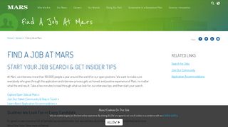 Find A Job At Mars – Careers | Mars, Incorporated