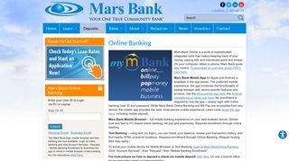 Mars Bank Online Banking | Mars Bank - Mars National Bank