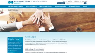 Client Login - Marsh & McLennan Agency