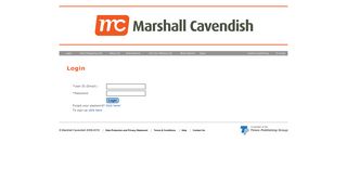 Marshall Cavendish - Login