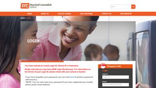 Login - Marshall Cavendish Education
