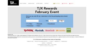 TJXAccess - Loyalty Locator - TJX Rewards
