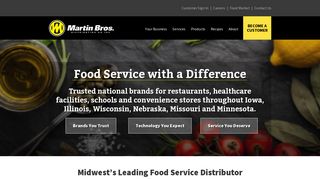 Martin Bros. Distributing - Iowa's Leading Food Service Distributor