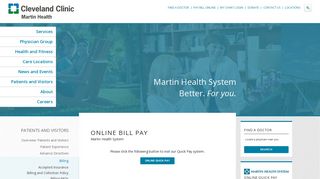 Online Bill Pay - Martin Health System
