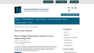 Students - Martinsburg College