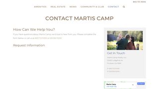 Contact | Martis Camp