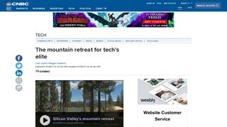 The mountain retreat for tech's elite - CNBC.com