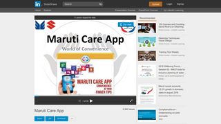 Maruti Care App - SlideShare