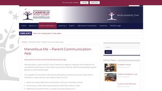 Marvellous Me – Parent Communication App – Carrfield Primary ...