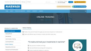 Online Trading - Marwadi Shares and Finance Ltd