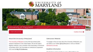 University of Maryland - MyCoalition