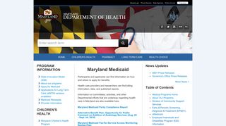 Medicaid Home - Maryland.gov