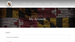My Account | Maryland State Golf Association (MSGA)