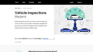 Vehicle Inspections in Baltimore and Greater Maryland | Uber