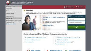 Maryland Teachers & State Employees Supplemental Retirement Plan
