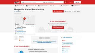 Marysville Marine Distributors - 1551 Michigan Ave, Marysville, MI ...
