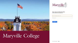 Sign In - Maryville College
