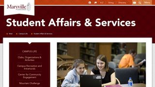 Student Affairs - Maryville College