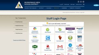 Mukwonago Area School District - Login-Staff