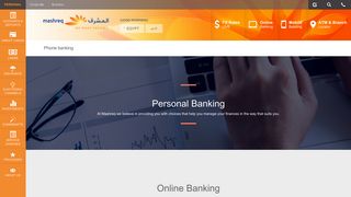 Online Banking - Personal Banking | Mashreq Bank