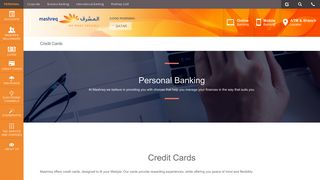 Credit Cards | Personal Banking | Mashreq Bank
